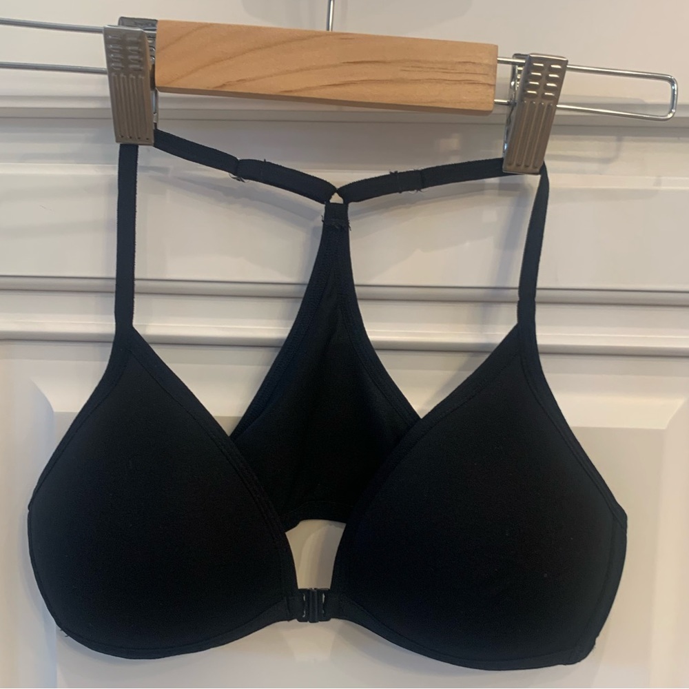 Maidenform ~ Set of 3 Big Girls Bralettes Nude White Black Size 34A - Picture 12 of 16